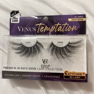 Venus Temptation Ebin New York Attitude 3D Lash 001 Entice Faux Mink -brand new